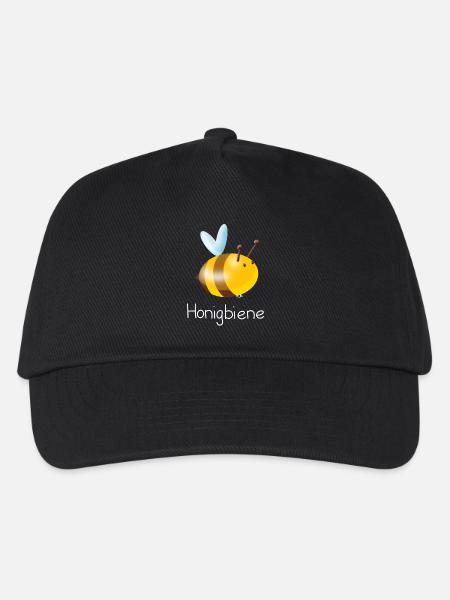 Honigbiene - Kinder Basecap - Schwarz