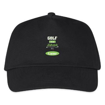 Golf Lifestyle - Kinder Basecap - Schwarz - Vorne
