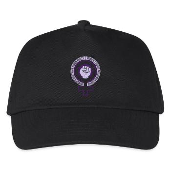 womens rights Feminist Zitat - Kinder Basecap - Schwarz - Vorne