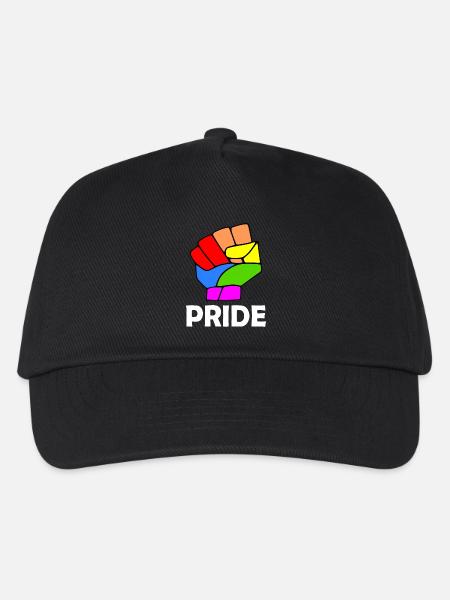 Pride - Kinder Basecap - Schwarz