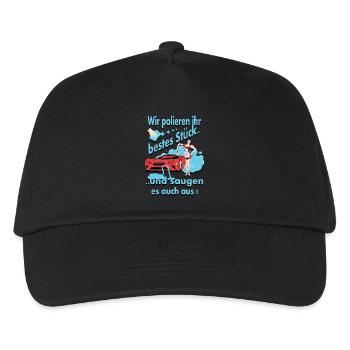 Car wash - Kids’ Baseball Cap - black - Front