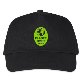 Planète sur le devis de profit - Casquette de baseball Enfant - noir - Devant