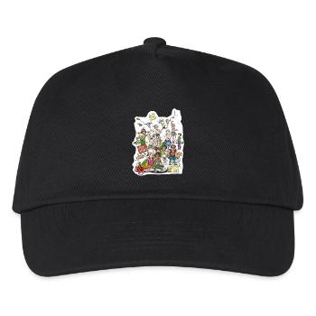 Diversité Klemmkleil Cover 2022 (Garantie du prix le plus bas) - Casquette de baseball Enfant - noir - Devant