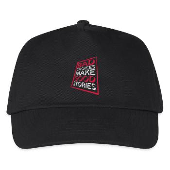 Mauvaises décisions Bonnes histoires - Casquette de baseball Enfant - noir - Devant