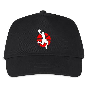 basketball, basketball, basketball fan - Kids’ Baseball Cap - black - Front