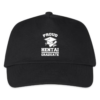 Manga Statement Anime Cosplay Japan Popkultur - Kinder Basecap - Schwarz - Vorne