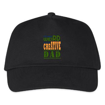 Je ne suis pas bizarre je suis un papa créatif. - Casquette de baseball Enfant - noir - Devant