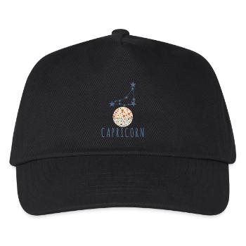 La constellation du Capricorne - Casquette de baseball Enfant - noir - Devant