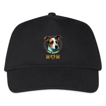Jack Russell Mom - Casquette de baseball Enfant - noir - Devant