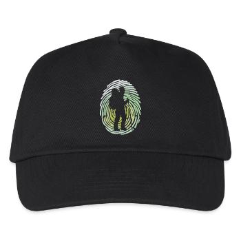 Bergwanderung Wandern Wanderer Wanderung Trekking - Kinder Basecap - Schwarz - Vorne