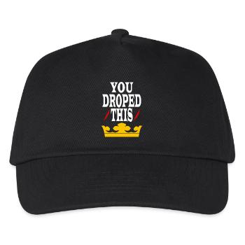 You dropped this crown King/Queen - Kids’ Baseball Cap - black - Front