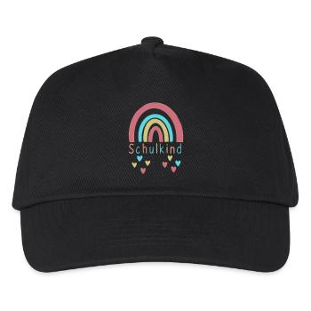 Schulkind - Kinder Basecap - Schwarz - Vorne