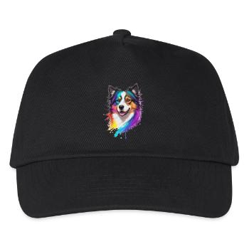 Collie - Kinder Basecap - Schwarz - Vorne