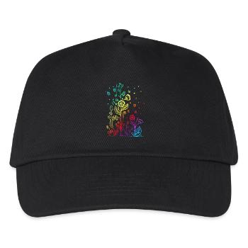 flower - Kinder Basecap - Schwarz - Vorne