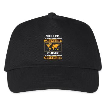 Conception cartographique - Casquette de baseball Enfant - noir - Devant