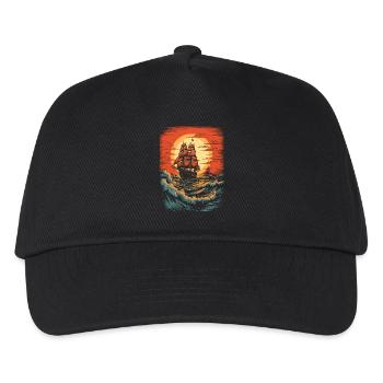 Sea Yacht - Casquette de baseball Enfant - noir - Devant