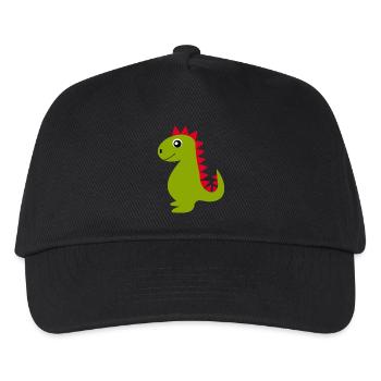 Kawaii Dino Kawaii Chibi Kawaii Animaux - Casquette de baseball Enfant - noir - Devant