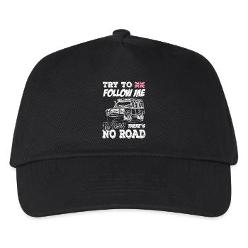 Landy Try to Follow Me When There's No Road - Kids’ Baseball Cap - black - Front