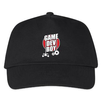 Game developer - Kids’ Baseball Cap - black - Front