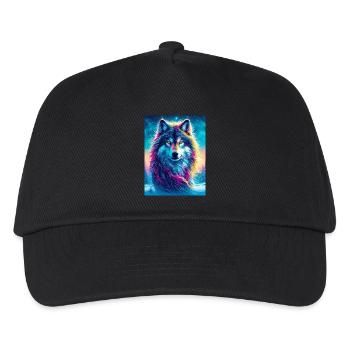 Wolf - Kids’ Baseball Cap - black - Front