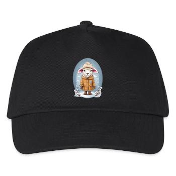 Süßes Schaf - Kinder Basecap - Schwarz - Vorne