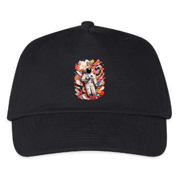 Image colorée d’astronaute - Casquette de baseball Enfant - noir - Devant