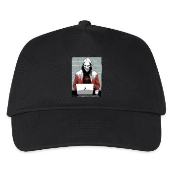Pirate anonyme - Casquette de baseball Enfant - noir - Devant