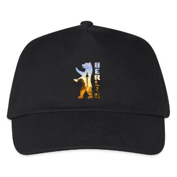 Berlin Bear - Kids’ Baseball Cap - black - Front