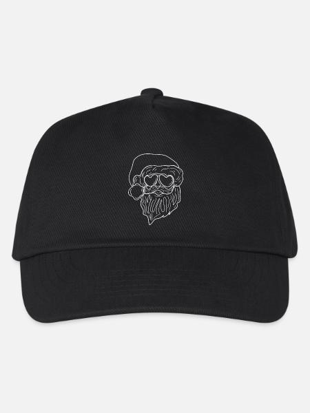 Cool Santa - Kinder Basecap - Schwarz