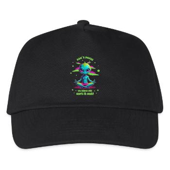 Alien Regelt das ! - Kinder Basecap - Schwarz - Vorne