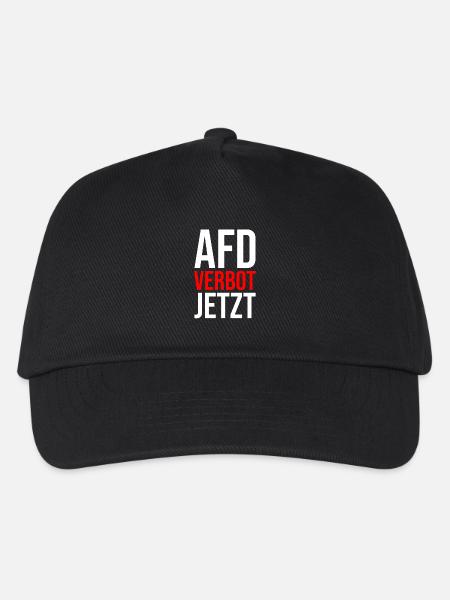 AFD VERBOT JETZT - Kinder Basecap - Schwarz