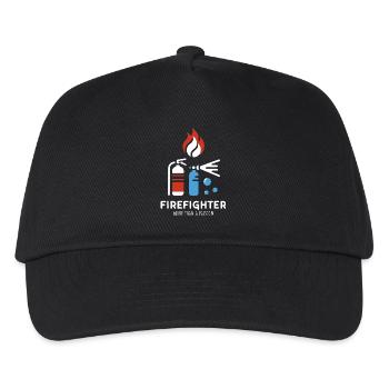 firefighter verein more than a passion - Kinder Basecap - Schwarz - Vorne