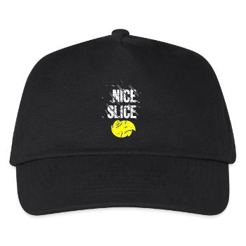 Nice Slice Tennis Shirt Winner Tennisball light - Kids’ Baseball Cap - black - Front