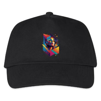 Art du visage moderne - Casquette de baseball Enfant - noir - Devant