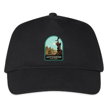 Illustration pittoresque de la Grand-Place - Casquette de baseball Enfant - noir - Devant