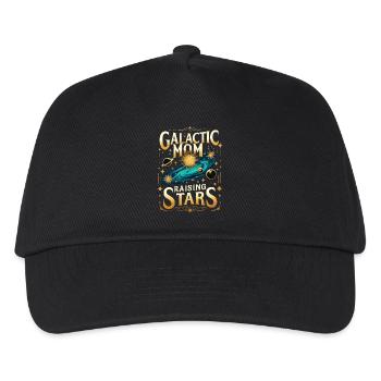 Galactic Mom Raising Stars - Kids’ Baseball Cap - black - Front