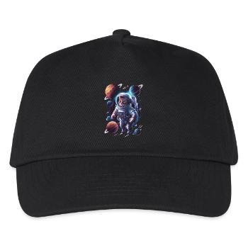 Space Cats Adventure Exploration - Kids’ Baseball Cap - black - Front