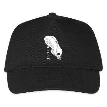 White Alien Skull - Kids’ Baseball Cap - black - Front