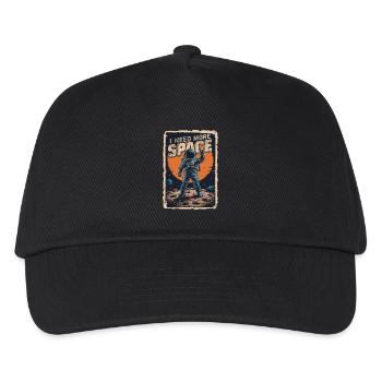 I Need More Space Adventure - Kids’ Baseball Cap - black - Front
