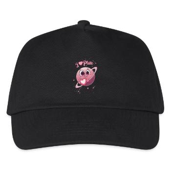 J’adore la planète naine Pluton - Casquette de baseball Enfant - noir - Devant
