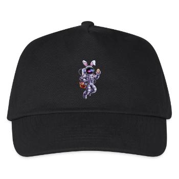 Easter Bunny Astronaut in Space Adventure - Kids’ Baseball Cap - black - Front