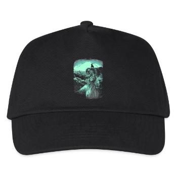 Preikestolen - Troll - Norwegen - Kinder Basecap - Schwarz - Vorne