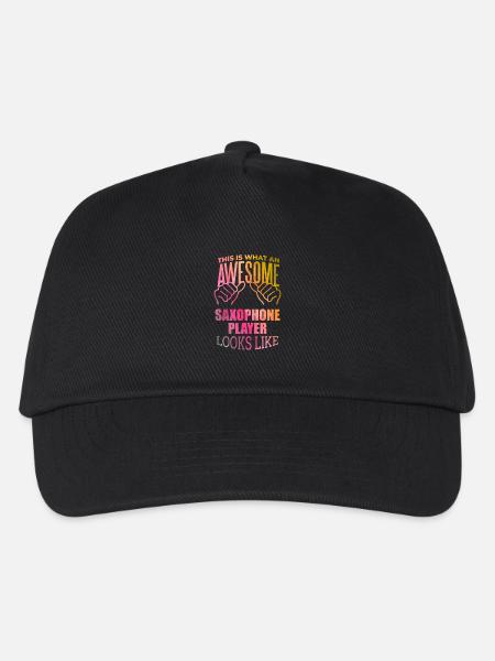 Saxophone Saxophone Saxophone - Kids’ Baseball Cap - black