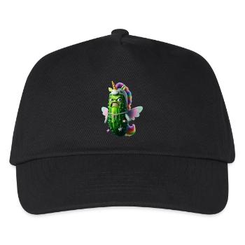 Angry Gurkicorn - Kinder Basecap - Schwarz - Vorne