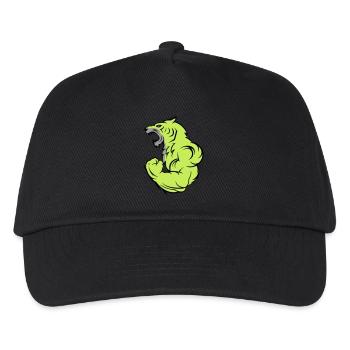 strong tiger 02 - Kinder Basecap - Schwarz - Vorne