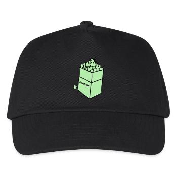 popcorn 2 - Kinder Basecap - Schwarz - Vorne