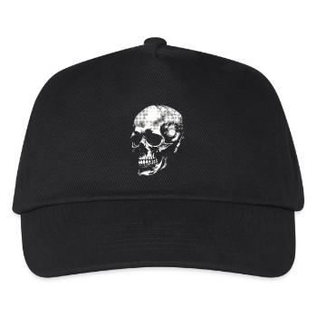 Skull - Kinder Basecap - Schwarz - Vorne