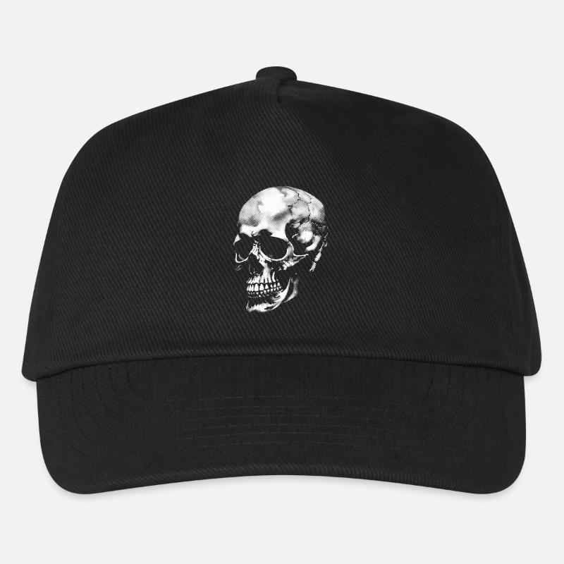 Skull - Kinder Basecap - Schwarz