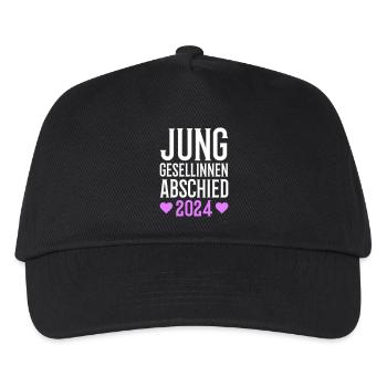 Junggesellinnenabschied 2024 - Kinder Basecap - Schwarz - Vorne