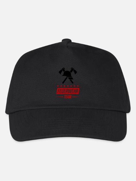 feuerwehr team - Kinder Basecap - Schwarz